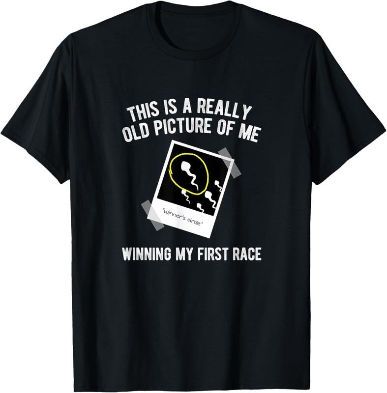 100% Cotton Really Old Picture Of Me First Race, Funny Saying Gag Gift T-Shirt Hoodie, Sweatshirt | HypeCrazeTee.com