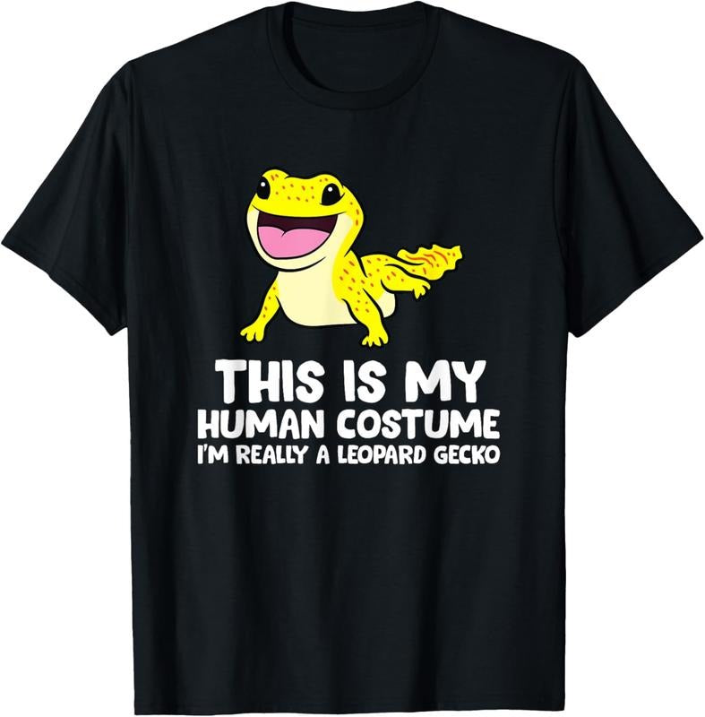100% Cotton Reptile Leopard Gecko Costume I'm Really A Leopard Gecko T-Shirt Hoodie, Sweatshirt | HypeCrazeTee.com