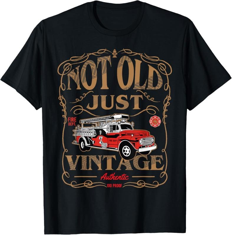 100% Cotton Retired Firefighter Shirt, Gift For Old Fireman Fire Fighter T-Shirt Hoodie, Sweatshirt | HypeCrazeTee.com