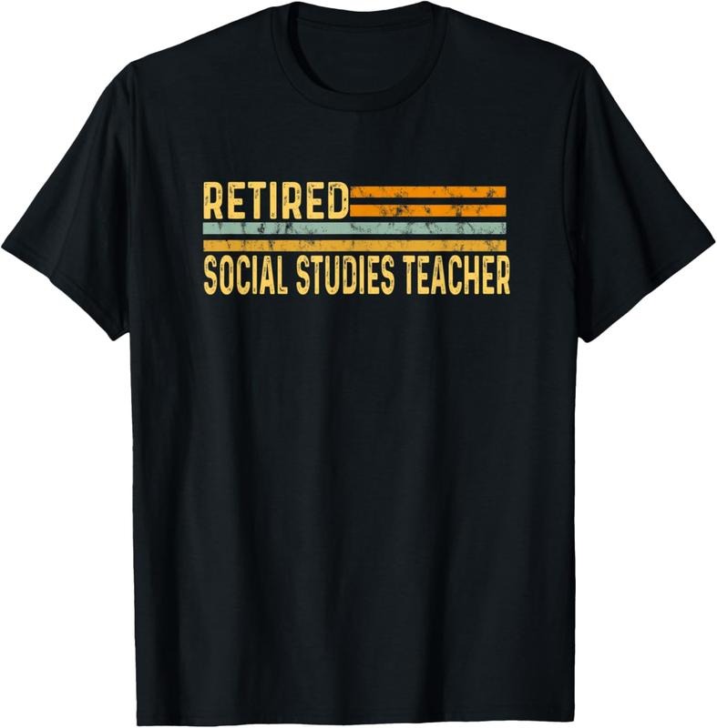 100% Cotton Retired Social Studies Teacher Distressed Retirement Retire T-Shirt Hoodie, Sweatshirt | HypeCrazeTee.com