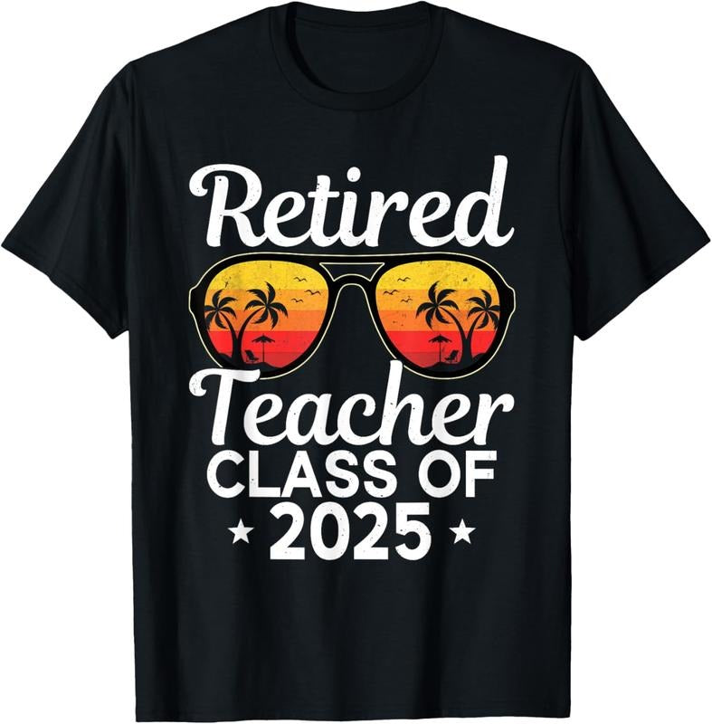 100% Cotton Retired Teacher Class Of 2025 T-Shirt Hoodie, Sweatshirt | HypeCrazeTee.com