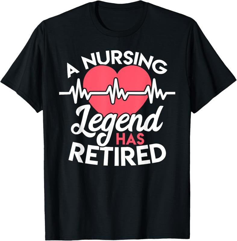 100% Cotton Retirement T Shirt for Nurses Nursing Legend Has Retired Tee T-Shirt Hoodie, Sweatshirt | HypeCrazeTee.com