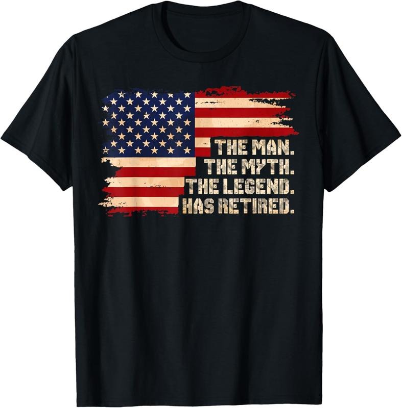 100% Cotton Retirement The Legend Has Retired American Flag For Men Male T-Shirt Hoodie, Sweatshirt | HypeCrazeTee.com