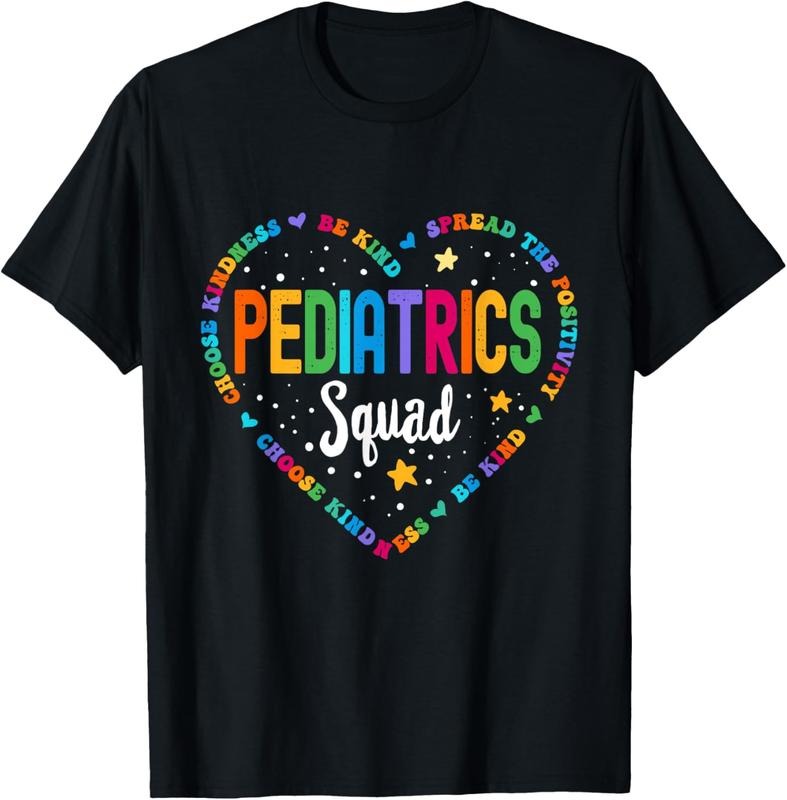 100% Cotton Retro Pediatrics Squad Heart Peds Registered Nurse School T-Shirt Hoodie, Sweatshirt | HypeCrazeTee.com