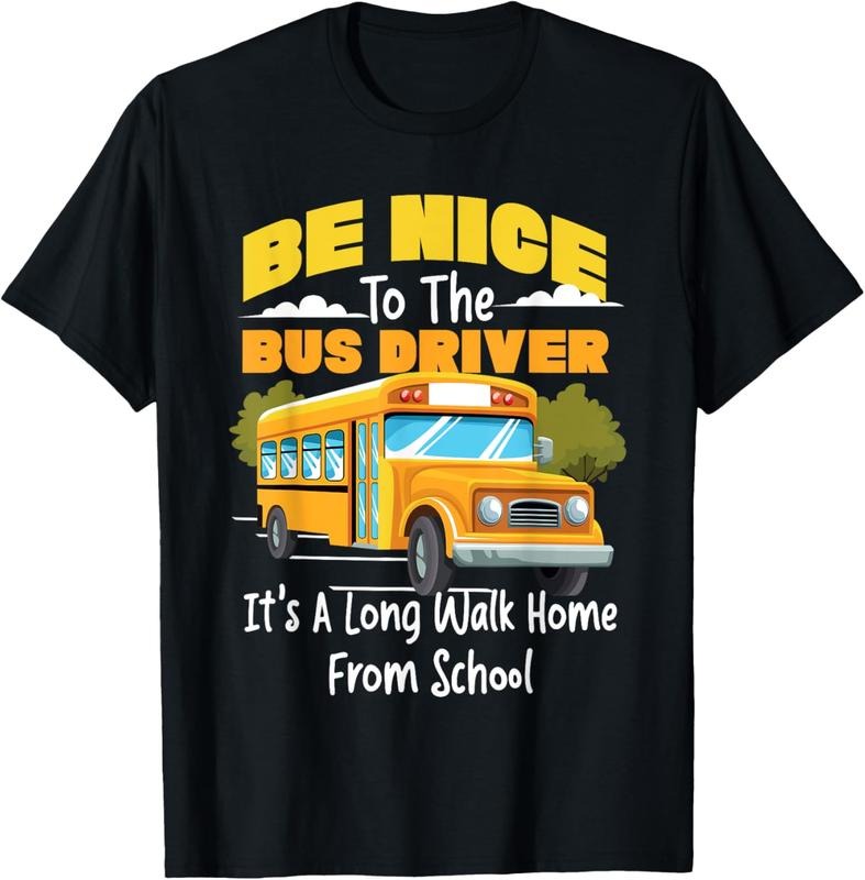 100% Cotton School Bus Driver T-Shirt Hoodie, Sweatshirt | HypeCrazeTee.com