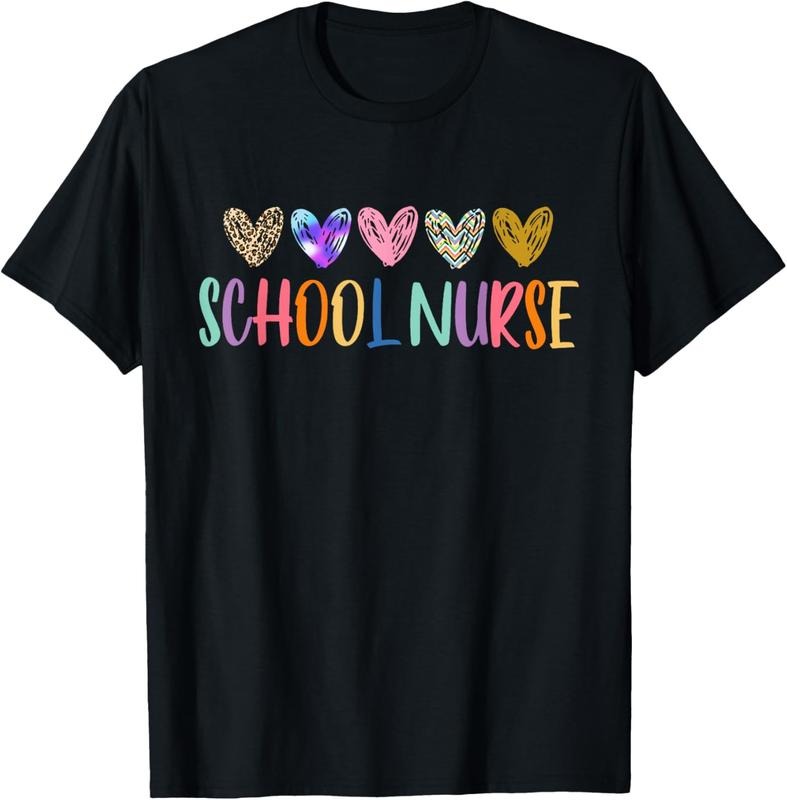 100% Cotton School Nurse Heart Nursing Student Nursing Appreciation T-Shirt Hoodie, Sweatshirt | HypeCrazeTee.com