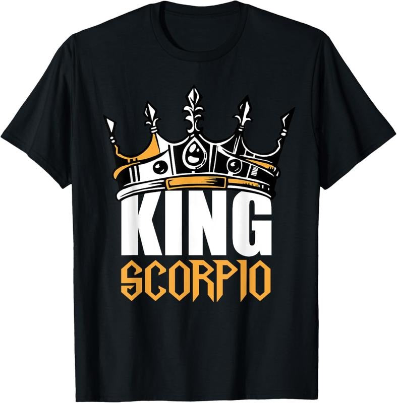 100% Cotton Scorpio King Scorpio Zodiac T-Shirts, Hoodie, Sweatshirt