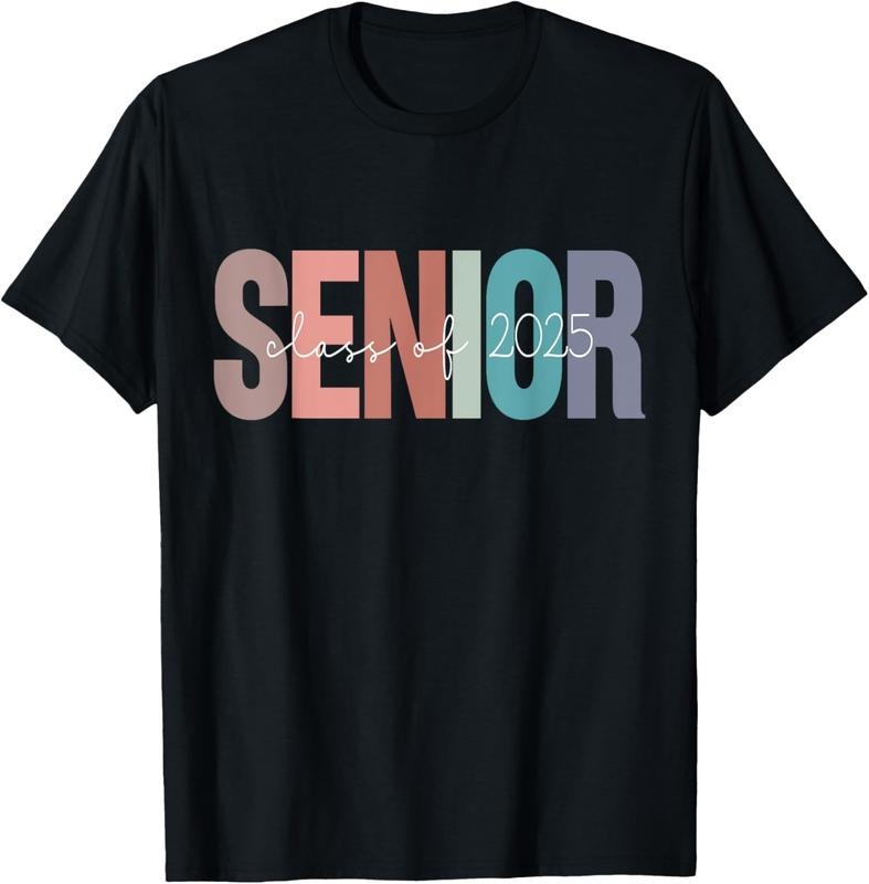 100% Cotton Senior 2025 Class of 2025 Seniors Graduation 2025 Senior 25 T-Shirt Hoodie, Sweatshirt | HypeCrazeTee.com