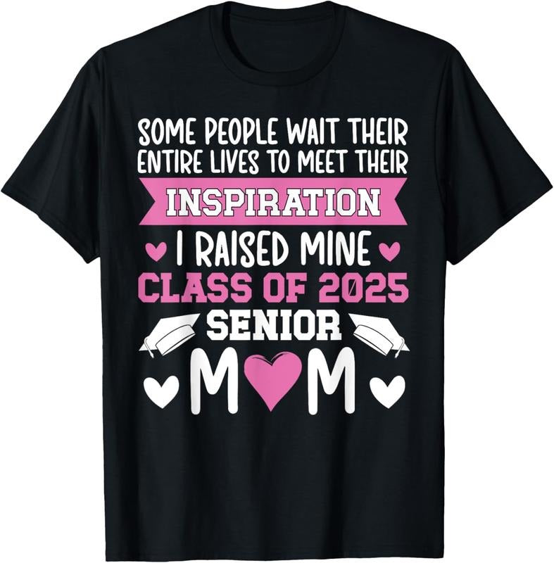 100% Cotton Senior 2025 Mom Class Of 2025 Mother Proud Senior 2025 Mama T-Shirt Hoodie, Sweatshirt | HypeCrazeTee.com