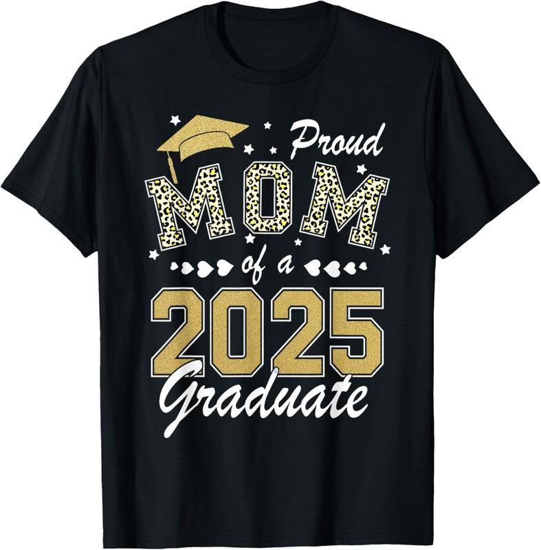 100% Cotton Senior Mom Class of 2025 Proud Mom of Graduate Heart Mom T-Shirt Hoodie, Sweatshirt | HypeCrazeTee.com