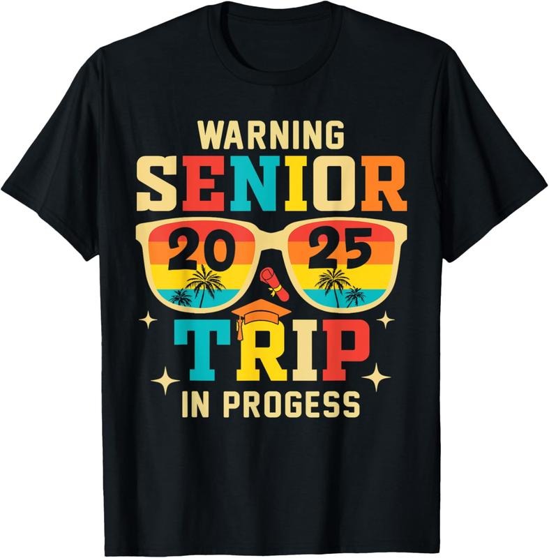 100% Cotton Senior Trip 2025 Warning In Progress Graduation Vacation T-Shirt Hoodie, Sweatshirt | HypeCrazeTee.com