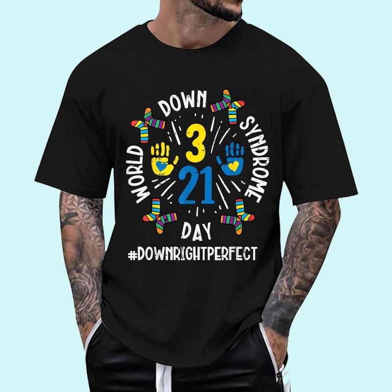 [100% Cotton Shirt] World Down Syndrome Day 321 Awareness Support Men Women Unisex T-Shirt Hoodie, Sweatshirt