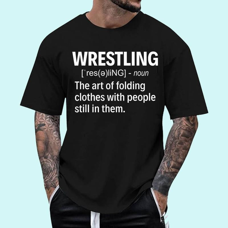 [100% Cotton Shirt] Wrestling Definition Unisex T-Shirt Hoodie, Sweatshirt | HypeCrazeTee.com