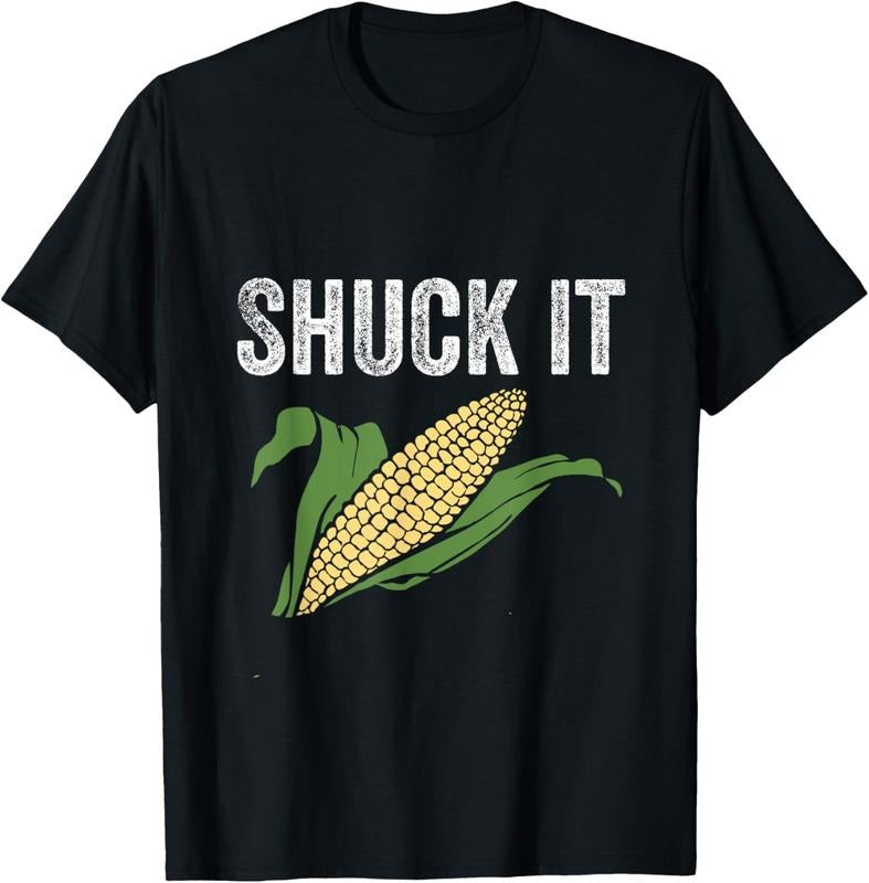 100% Cotton Shuck It Funny Farmer Corn Lover Market Festival Gift T-Shirt Hoodie, Sweatshirt | HypeCrazeTee.com
