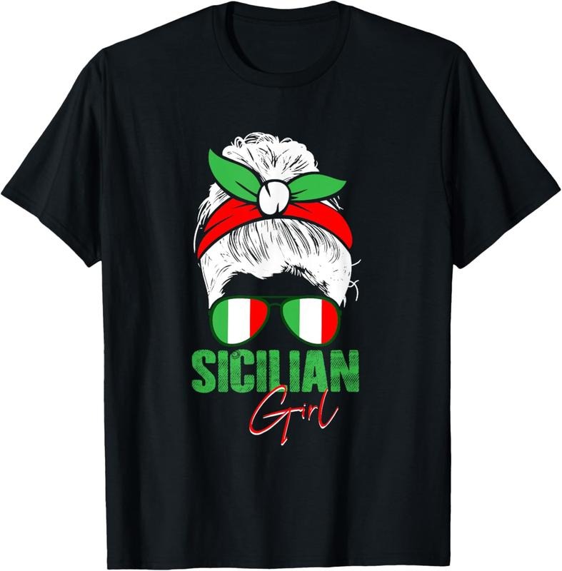 100% Cotton Sicilian Girl Sicily T-Shirt Hoodie, Sweatshirt | HypeCrazeTee.com
