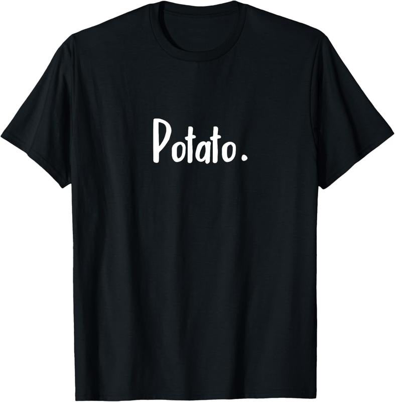 100% Cotton Simple Potato Shirt. Great Gift for the Potato Lover! T-Shirt Hoodie, Sweatshirt | HypeCrazeTee.com