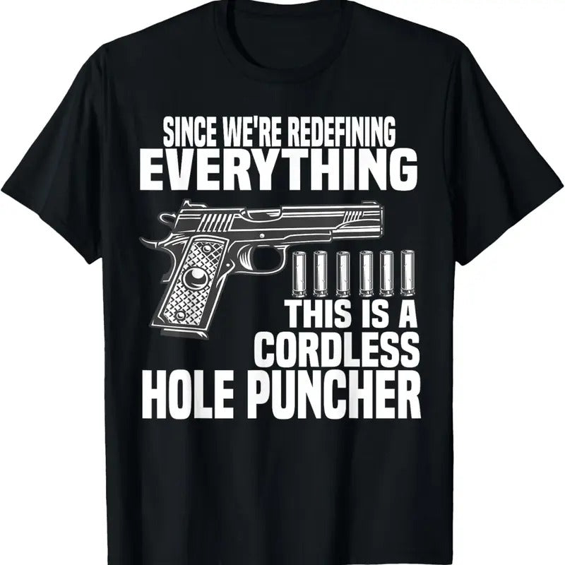 100% Cotton Since We Are Redefining Everything Cordless Hole Puncher T-Shirt Hoodie, Sweatshirt | HypeCrazeTee.com