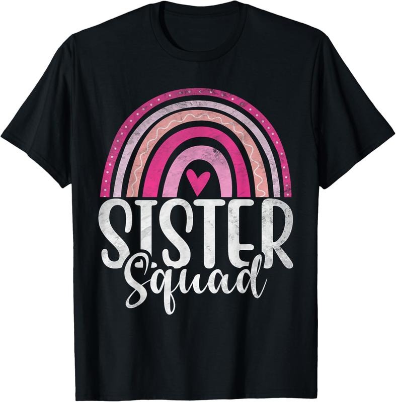 100% Cotton Sister Squad T-Shirt Hoodie, Sweatshirt | HypeCrazeTee.com
