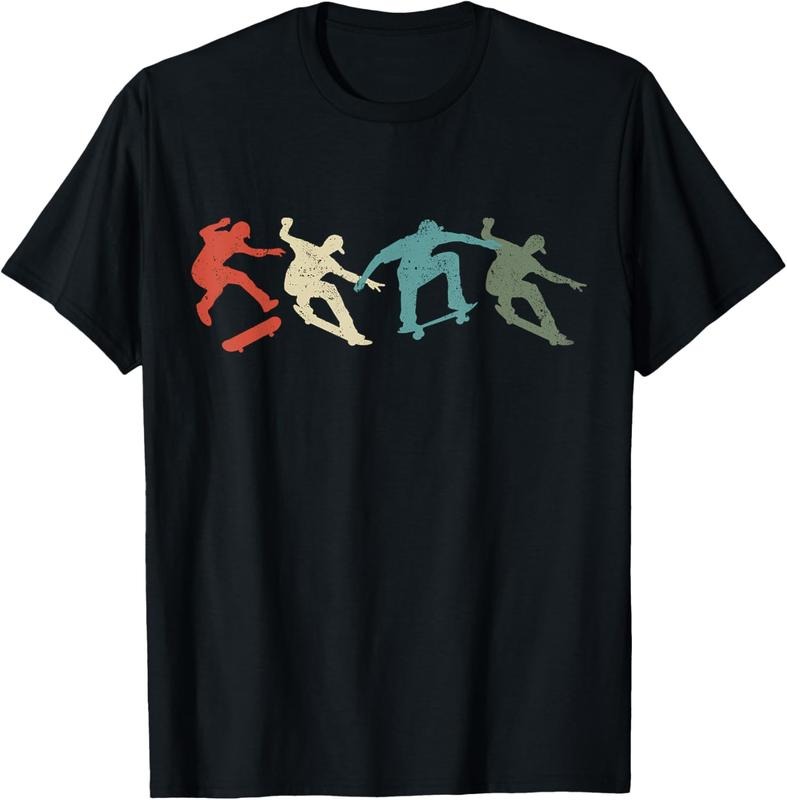 100% Cotton Skateboard Skateboarding Retro Gift for Skateboarders T-Shirt Hoodie, Sweatshirt | HypeCrazeTee.com