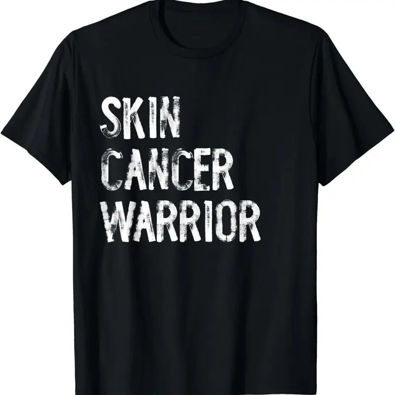 [100% Cotton]Skin Cancer Warrior T-Shirt Hoodie, Sweatshirt | HypeCrazeTee.com