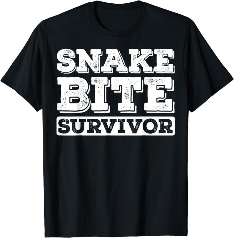 [100% Cotton]Snake Bite Survivor Venomous Cottonmouth Timber Rattlesnake T-Shirt Hoodie, Sweatshirt | HypeCrazeTee.com