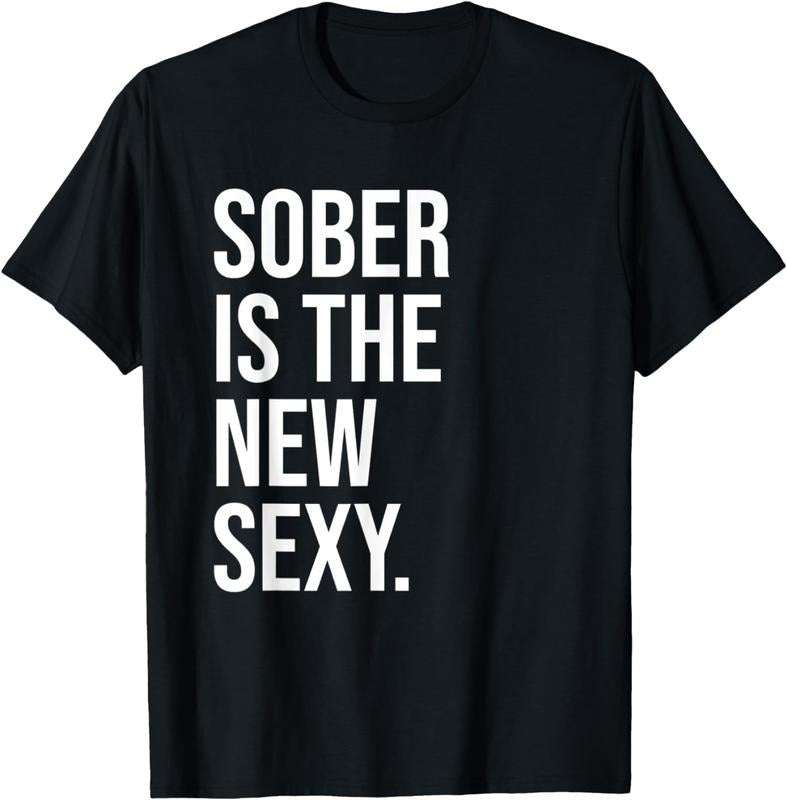 [100% Cotton]Sober is the New Sexy Shirt,Sober AF Shirts,Sober and Proud T-Shirt Hoodie, Sweatshirt | HypeCrazeTee.com