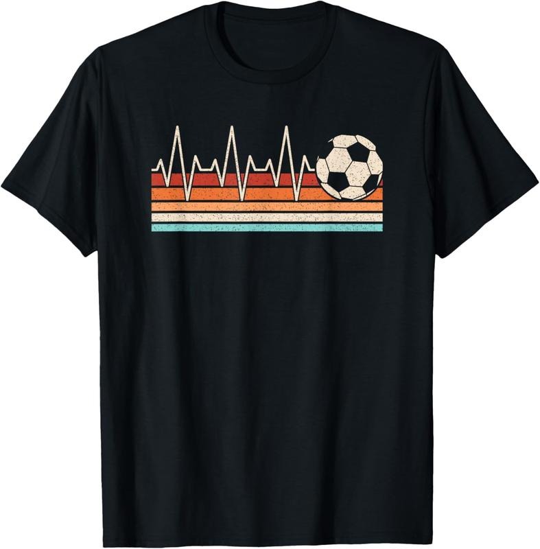 100% Cotton Soccer Heartbeat Soccer Ball Soccer Player Men Women  T-Shirt Hoodie, Sweatshirt | HypeCrazeTee.com