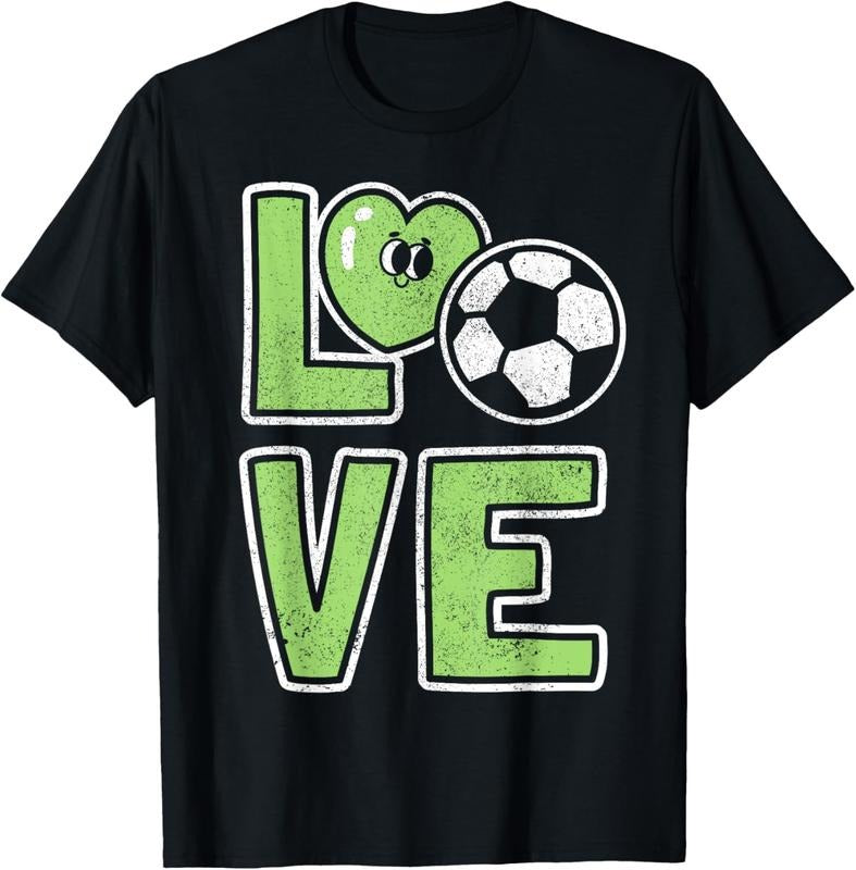 100% Cotton Soccer Love Fan Player Cute T-Shirt Hoodie, Sweatshirt | HypeCrazeTee.com