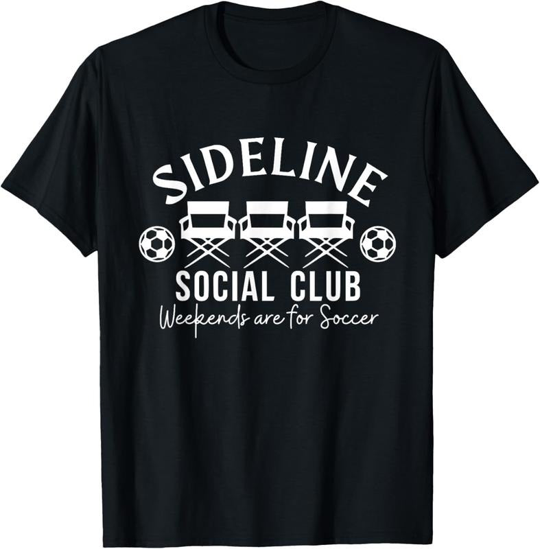 100% Cotton Soccer Mom Dad Sideline Social Club Matching Soccer Family T-Shirt Hoodie, Sweatshirt | HypeCrazeTee.com