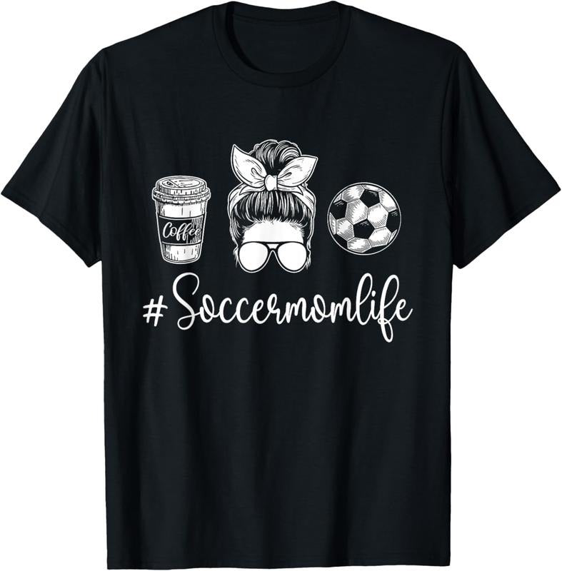 100% Cotton Soccer Mom Life - Soccer Lover Soccer Mom T-Shirt Hoodie, Sweatshirt | HypeCrazeTee.com