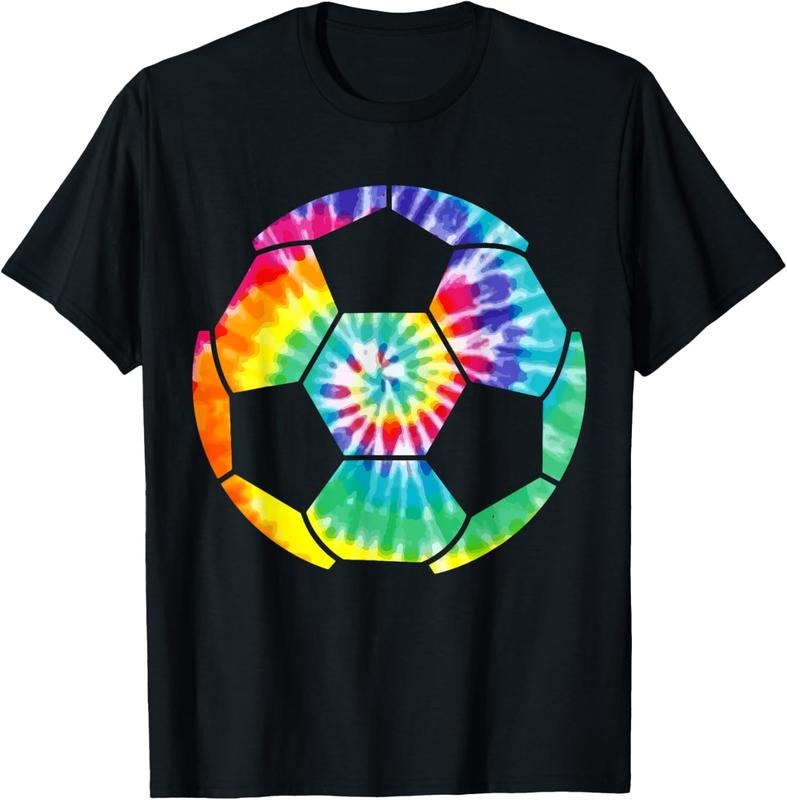 100% Cotton Soccer Player Soccer Ball Tie Dye Vintage T-Shirts, Hoodie, Sweatshirt