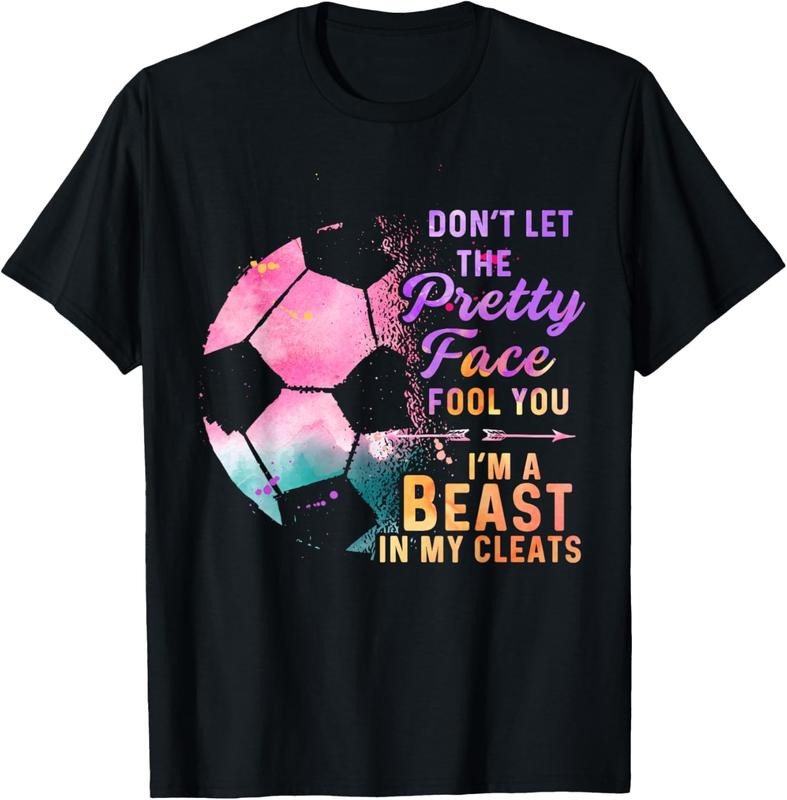 100% Cotton Soccer Player Tshirt For Girl Goalkeeper Kick Sister Mother T-Shirt Hoodie, Sweatshirt | HypeCrazeTee.com