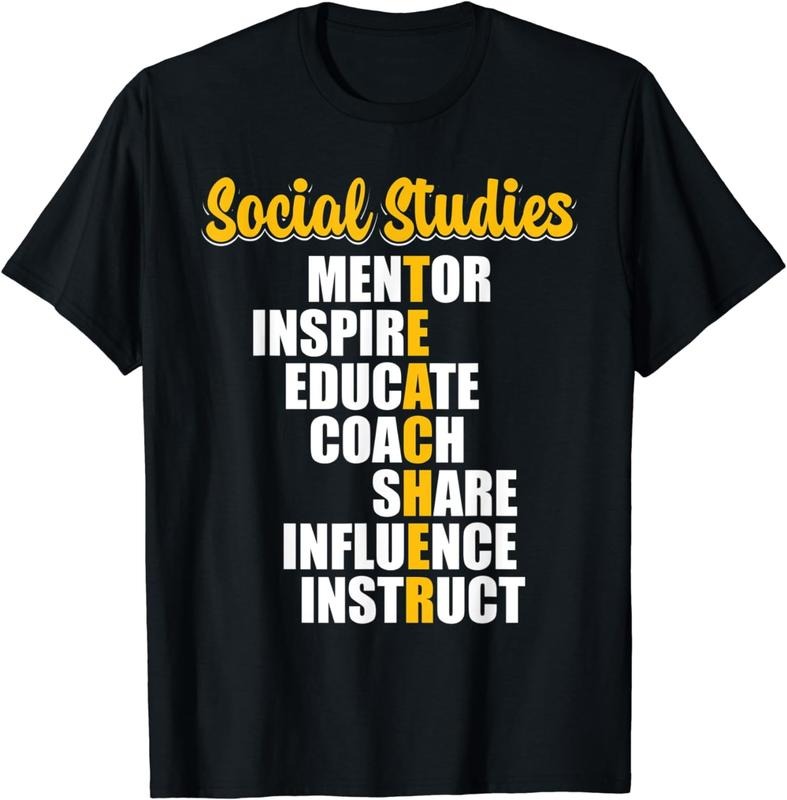 [100% Cotton]Social Studies Teacher T-Shirt Hoodie, Sweatshirt | HypeCrazeTee.com