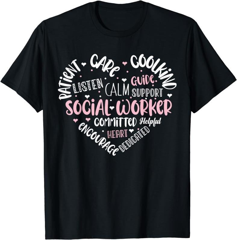 [100% Cotton]Social Worker Social Work Caseworker Public Work Love T-Shirt Hoodie, Sweatshirt | HypeCrazeTee.com