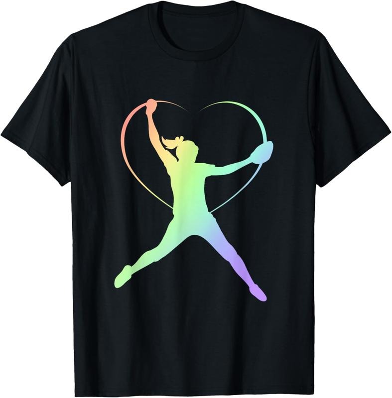 100% Cotton Soft Rainbow Softball Gifts For Teen Girls Pitcher Patterned T-Shirt Hoodie, Sweatshirt | HypeCrazeTee.com