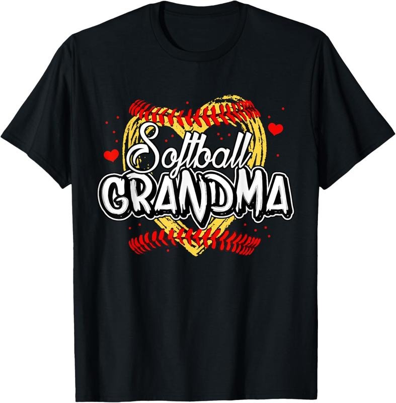100% Cotton Softball Grandma T-Shirt Hoodie, Sweatshirt | HypeCrazeTee.com