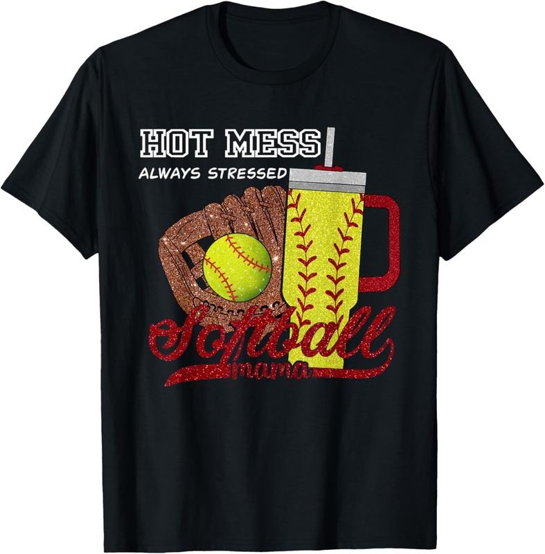 100% Cotton Softball Mom Game Day Vibes Mothers Day Women Softball Mama T-Shirt Hoodie, Sweatshirt | HypeCrazeTee.com