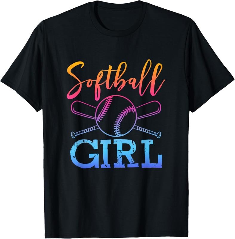 100% Cotton Softball Shirt Girls Softball Player Softball Girl T-Shirt Hoodie, Sweatshirt | HypeCrazeTee.com