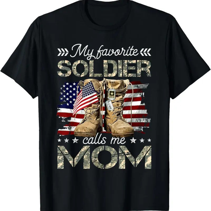 100% Cotton Soldier Mom Army Mom Army Graduation Mom T-Shirt Hoodie, Sweatshirt | HypeCrazeTee.com