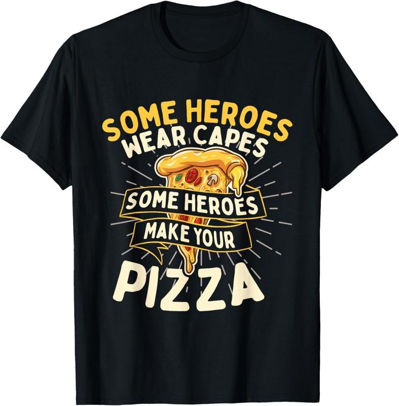100% Cotton Some Heroes Wear Capes - Food Lover Pizza Baker T-Shirt Hoodie, Sweatshirt | HypeCrazeTee.com