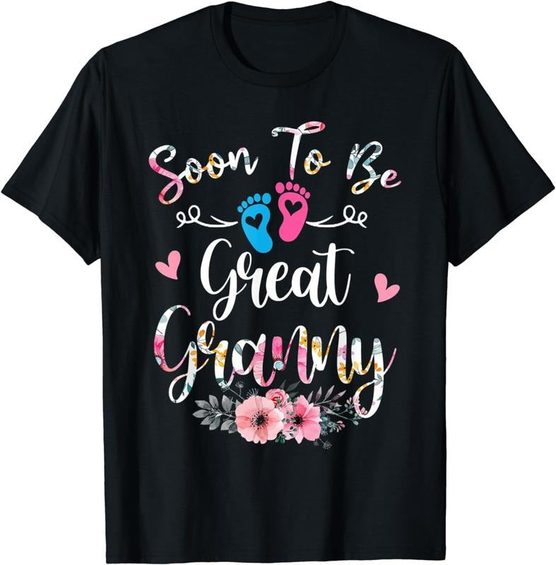 [100% Cotton]Soon To Be Great Granny Flower T-Shirt Hoodie, Sweatshirt | HypeCrazeTee.com