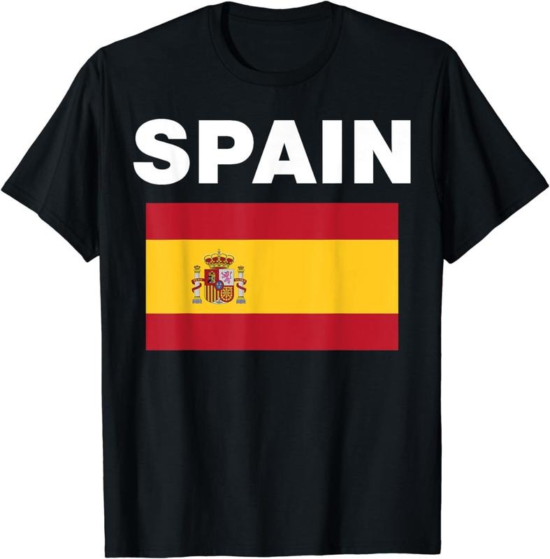 [100% Cotton]Spain Spanish Flag Heritage T-Shirt Hoodie, Sweatshirt | HypeCrazeTee.com