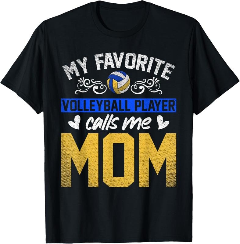 100% Cotton Sport My Favorite Volleyball Player Calls Me Mom Volleyball T-Shirt Hoodie, Sweatshirt | HypeCrazeTee.com