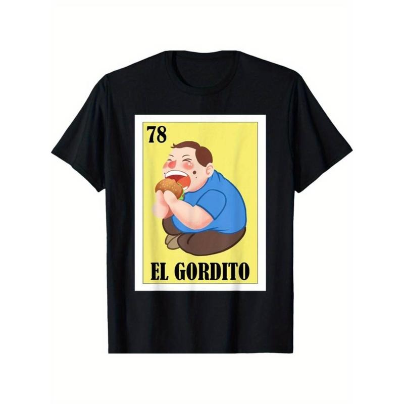 100% Cotton Summer T Shirts Funny Mexican Design For Fat Guys - El Gordito T-Shirt T-Shirt For Men and Women Hoodie,...