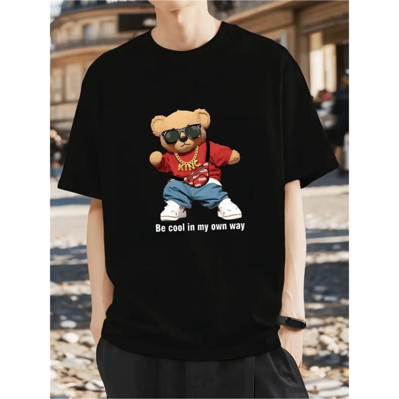 100% Cotton Summer T Shirts Mens Extra Large Cotton T Shirt With Graphic In Slogan Stretchy Fabric Machine Washable...
