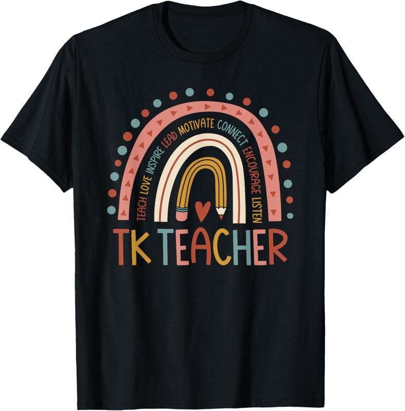 100% Cotton TK Teacher Back To School Teacher T-Shirt Hoodie, Sweatshirt | HypeCrazeTee.com