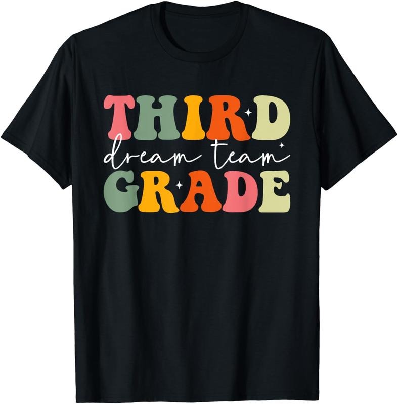 [100% Cotton]Teacher Appreciation Back To School Third Grade Dream Team T-Shirt Hoodie, Sweatshirt | HypeCrazeTee.com
