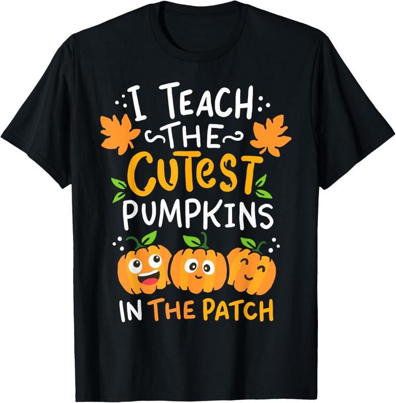 100% Cotton Teacher Halloween Pre-K Teacher Kindergarten Cutest Pumpkins T-Shirt Hoodie, Sweatshirt | HypeCrazeTee.com