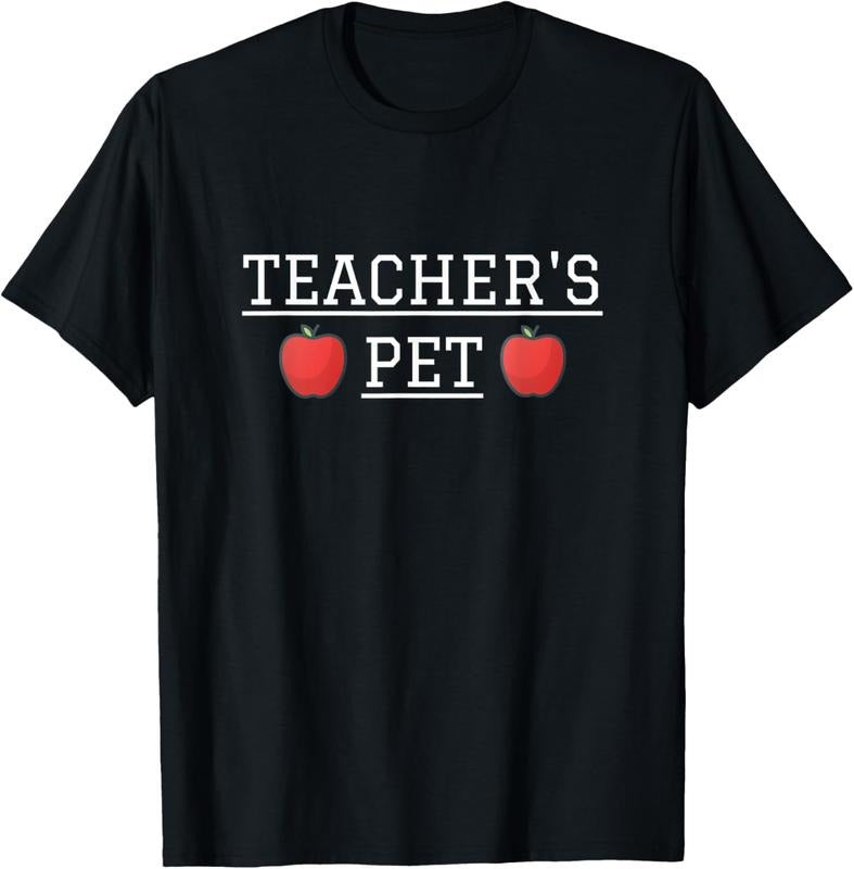 100% Cotton Teachers Pet Graphic Novelty Funny Gift Student School Tee T-Shirt Hoodie, Sweatshirt | HypeCrazeTee.com