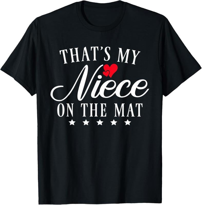 100% Cotton Thats my Niece on the Mat Wrestling Aunt Uncle T-Shirt Hoodie, Sweatshirt | HypeCrazeTee.com